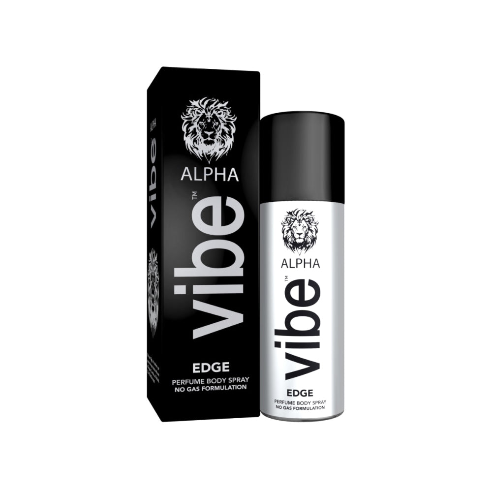 Vibe Alpha Perfume Spray with no gas formulation-Edge 120 ML