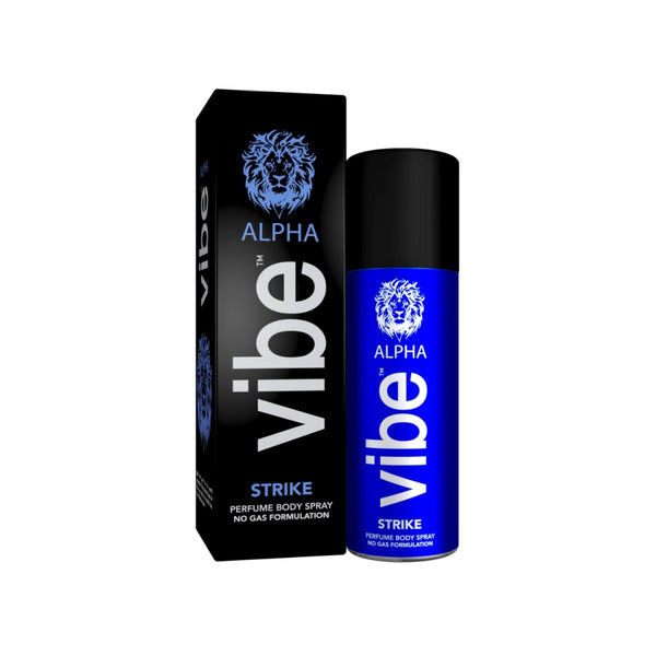 Vibe Alpha Perfume Spray with no gas formulation-Strike 120 ML