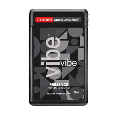 Vibe Perfume Spray with no gas formulation-Presence 18 ML